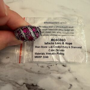 Infinite Love & Hope Pink Ring